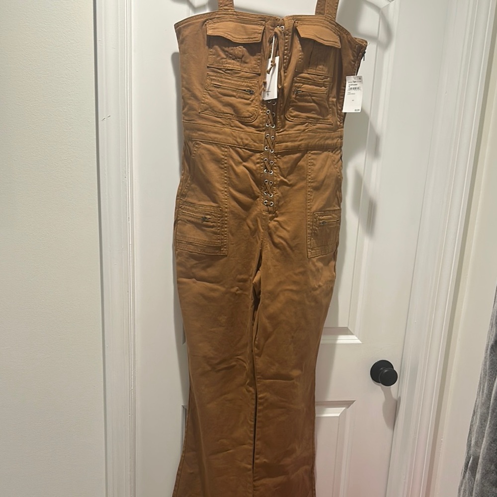Good American Lace-Up Jumpsuit